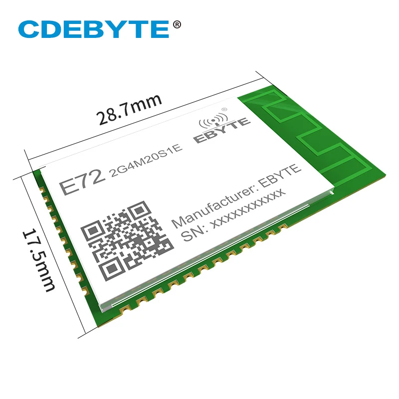 CC2652P Безжичен модул за ZigBee, Bluetooth 2,4 Ghz 20dBm SoC Ebyte E72-2G4M20S1E Радиостанцията и приемник ПХБ/IPX Антена
