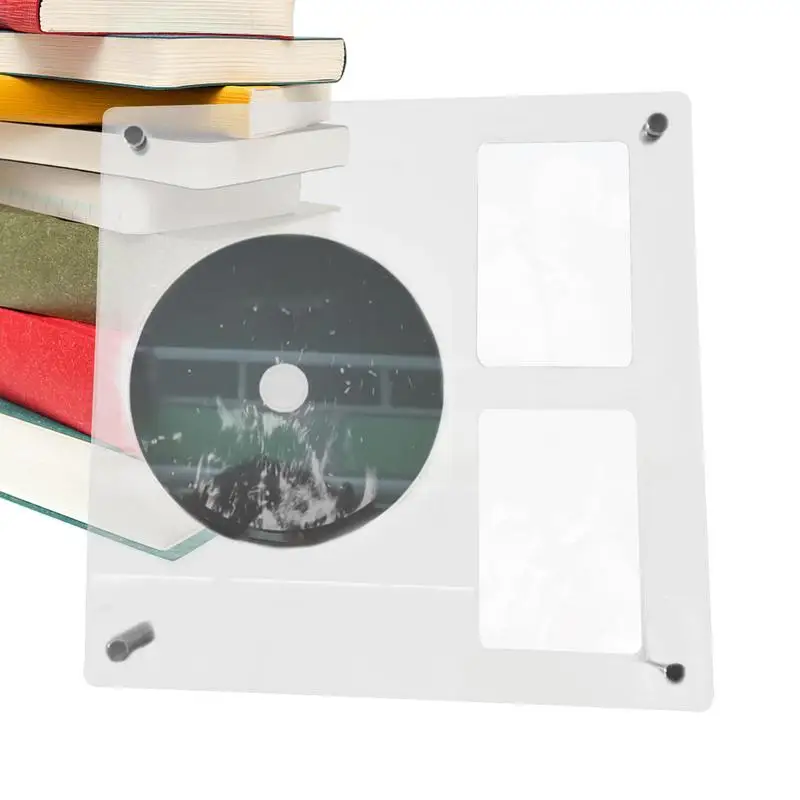 Рамка за cd-та Витрина Акрилна Прозрачна Поставка за Фотокарточек Акрилни слот за фотокарточек С прорези Прозрачен Дисплей за Фотокарточек