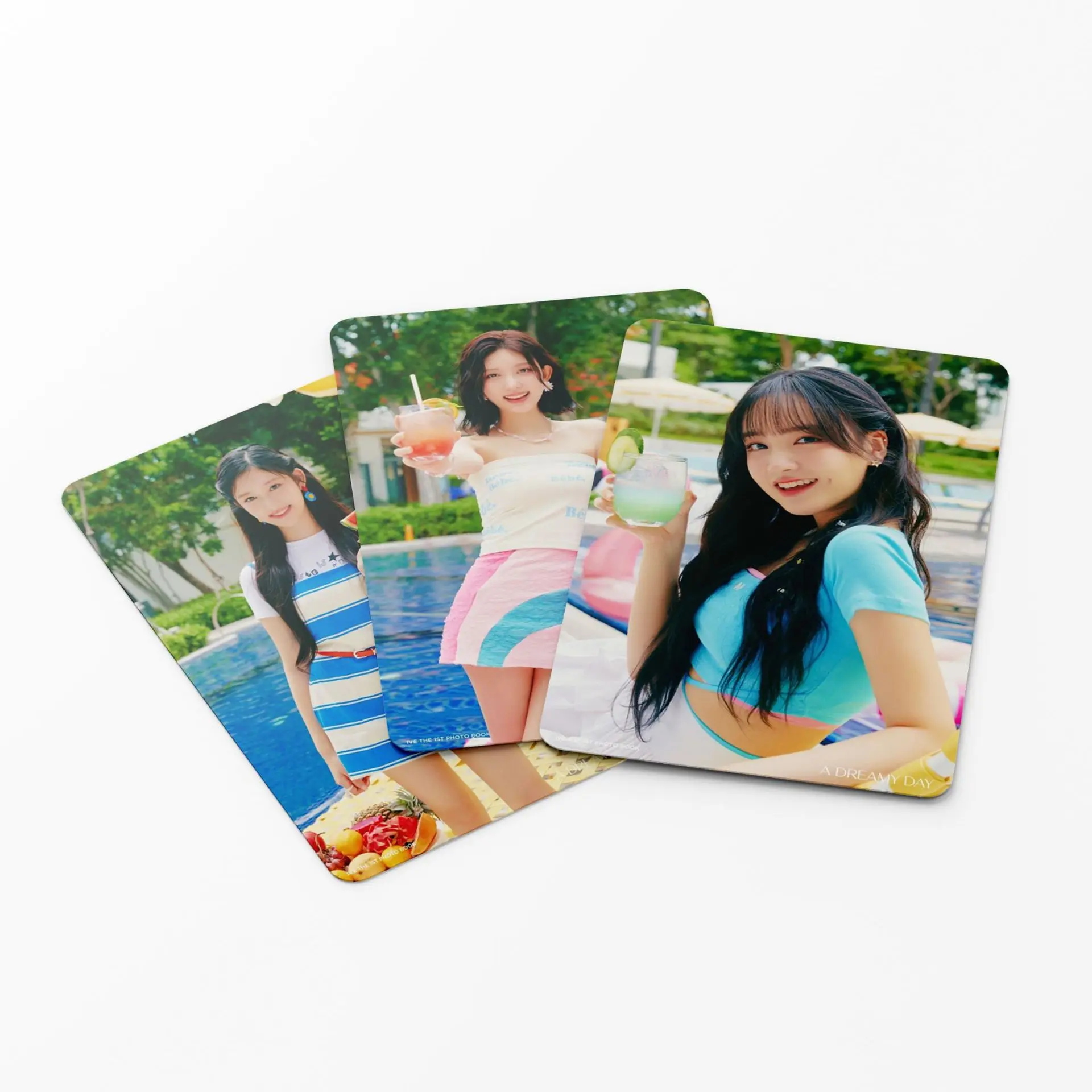 55 Бр. Пощенска картичка Kpop АЙВ Lomo Нов Албум A Dreamy Day Фотокарточки Висококачествена печатна картичка Подарък за феновете на Kawaii Idol