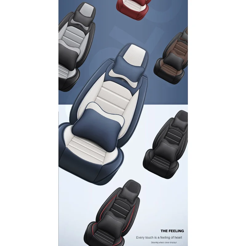 Универсален Луксозен калъф за автомобилни седалки от изкуствена кожа FORD за всички модели автомобили Focus MK2 Edge Explorer Ecosport Escape Екскурзия
