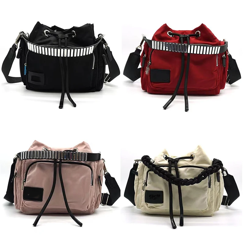 Чанти BYl Високо качество, водоустойчив плат Premium, однотонная чанта, Черен, Червен, Розов, Раница цвят Каки, Стилен Универсален