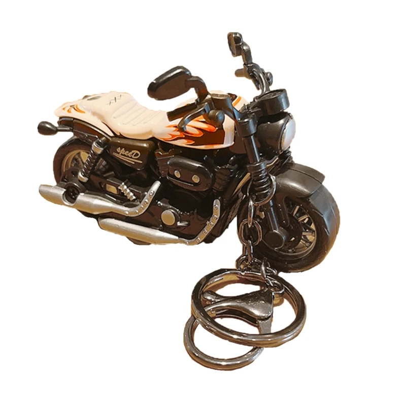 Ключодържател с кръгла катарама, метална цветна Cartoony плъзгащи ключодържател за мотоциклет, ключодържател, чанта за детски играчки, окачване за жени