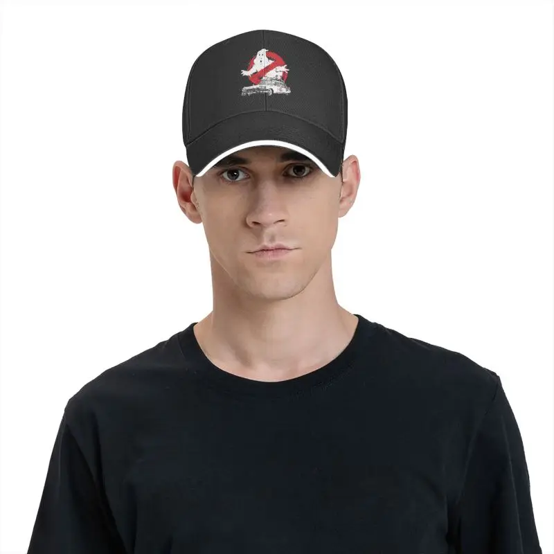 Готина бейзболна шапка на Призраци Busters за мъже и жени, Персонални Регулируема мъжка шапка за татко от филма в стил хип-хоп