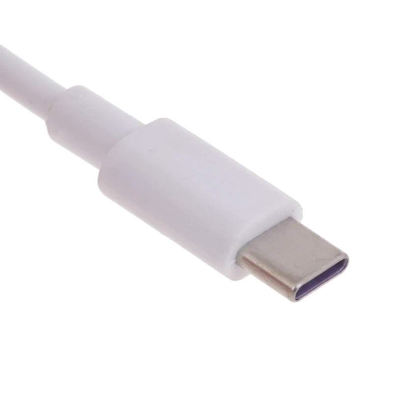 Здрав бял USB кабел TypeC с бързо зареждане и бърз пренос на данни на Едро