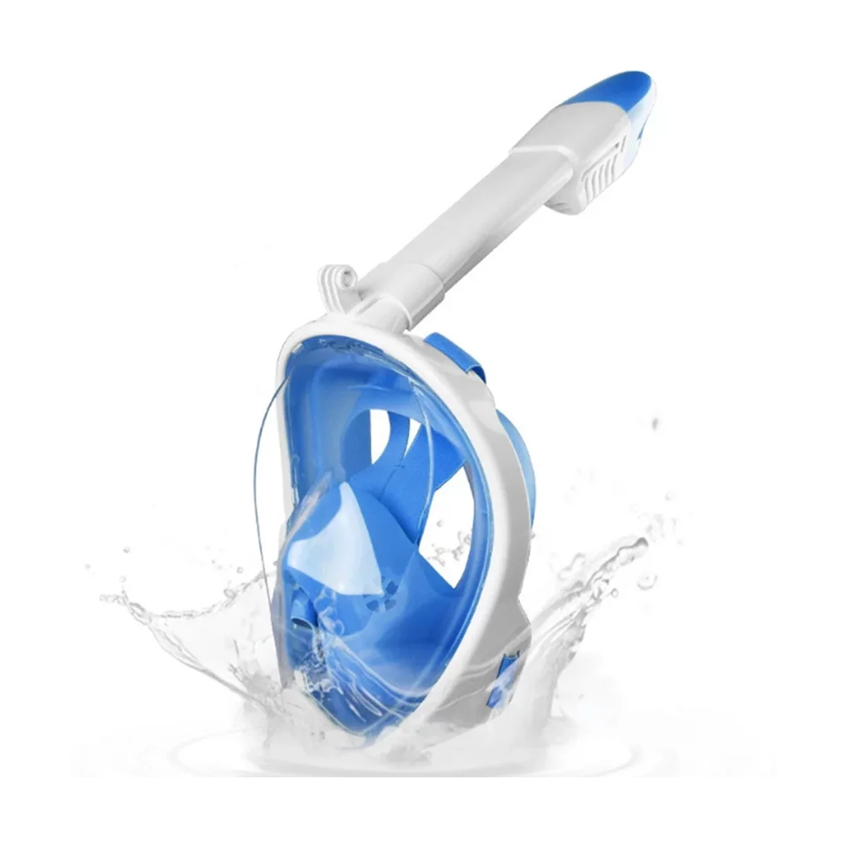 Със сменяема силиконова маска за гмуркане с шнорхел за подводно плуване за възрастни, Широк преглед, Защита от замъгляване, Защита от течове