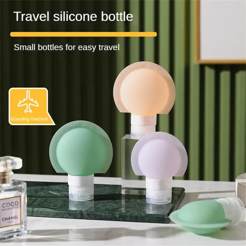 3-6 бр 60/90 мл Флакон-спрей слънцезащитен крем за пътуване, Индивидуални банка, прозрачна пластмасова бутилка за удобство при пътуване