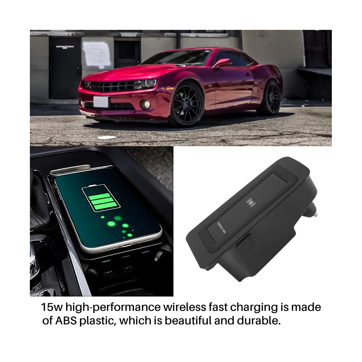 Автомобилното Безжично зарядно устройство с мощност 15 W, Индукционный титуляр за бързо зареждане на телефона Volvo XC60 S90 V90 XC90 S60, V60