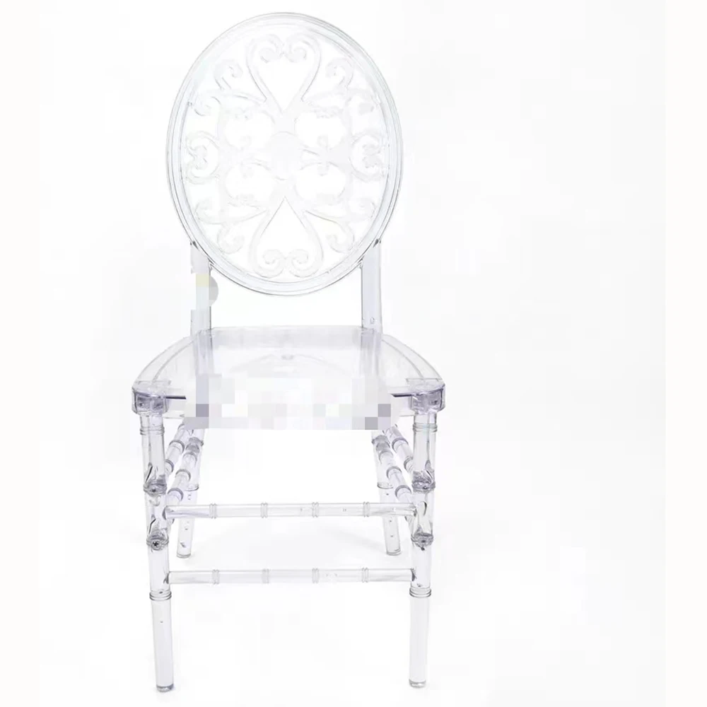 Специално дизайнерско сватбена стол chiavari тифани от поликарбонат с прозрачна смола за банкет