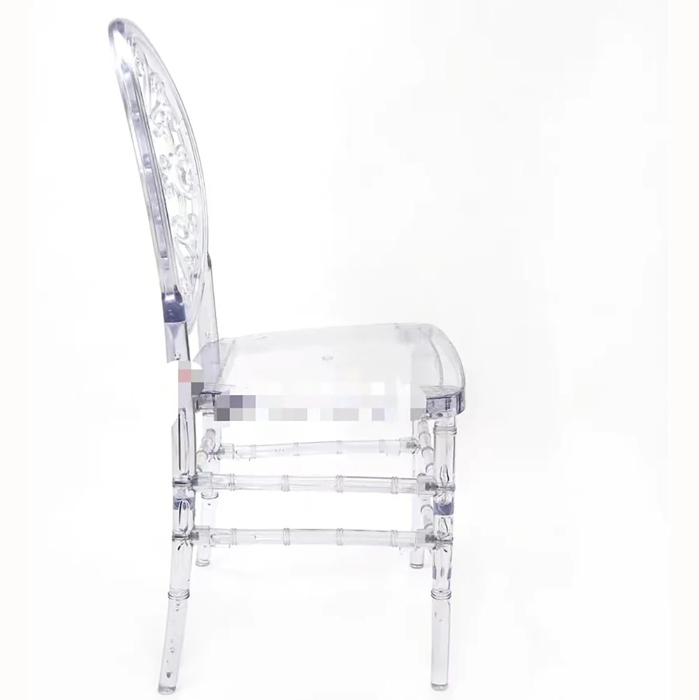 Специално дизайнерско сватбена стол chiavari тифани от поликарбонат с прозрачна смола за банкет