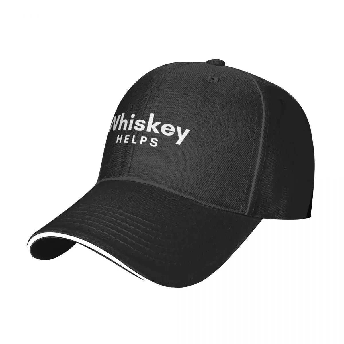 Нова бейзболна шапка Whiskey Helps в стил хип-хоп, Мъжка шапка, Дамски