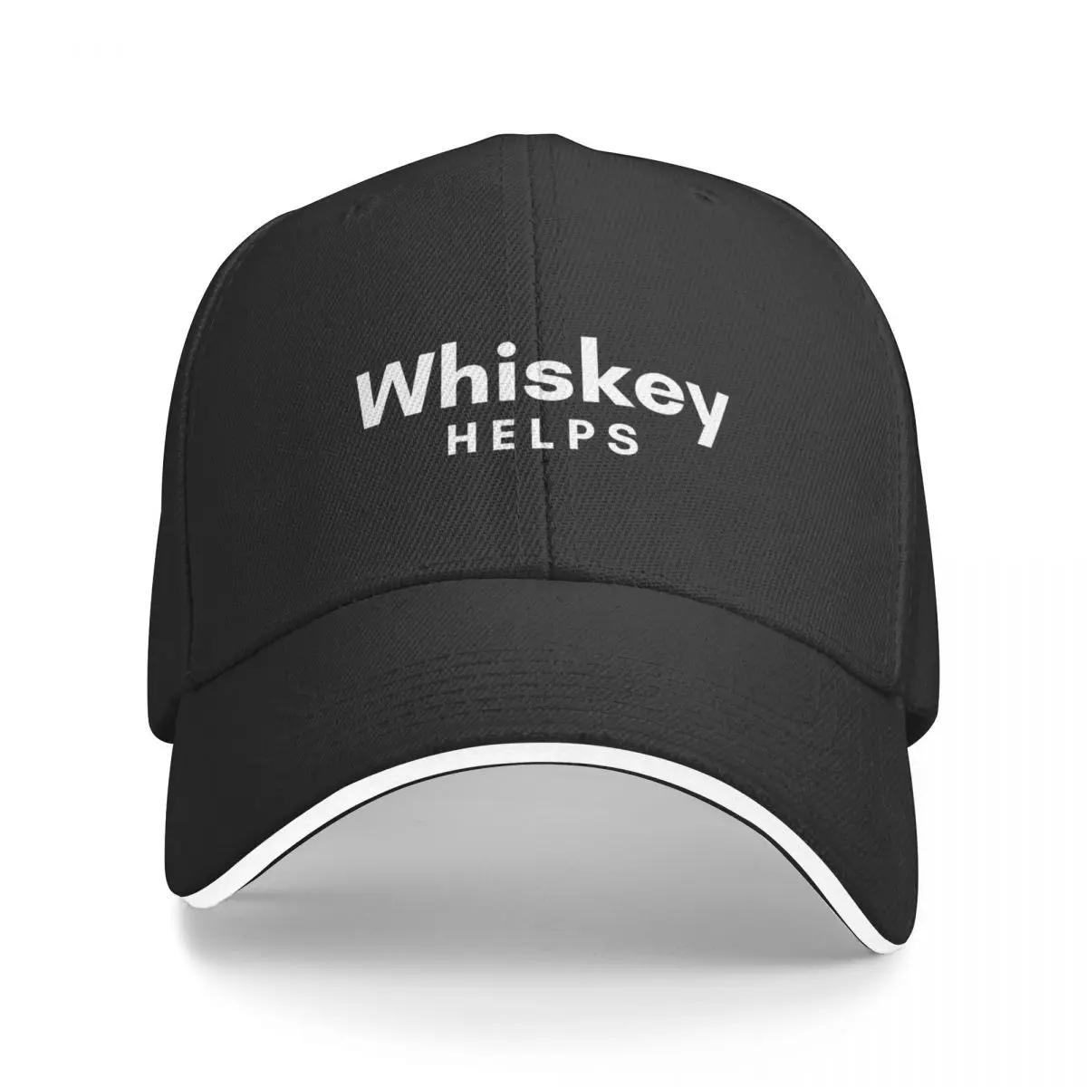 Нова бейзболна шапка Whiskey Helps в стил хип-хоп, Мъжка шапка, Дамски