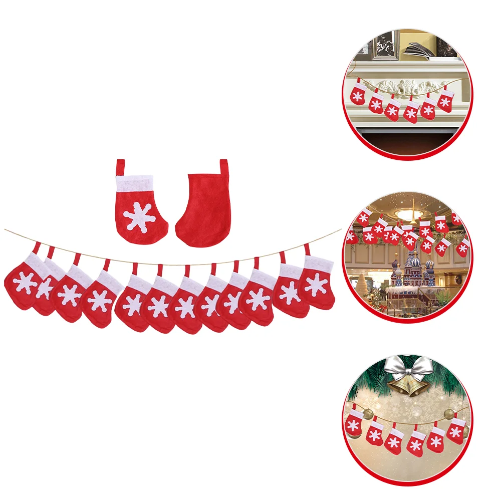 Коледен Отглеждане Флаг Декор на Червени Орнаменти Декоративни Банер на Вътрешна Украса, Пухкава Банери за Коледно парти, Висящи на стената