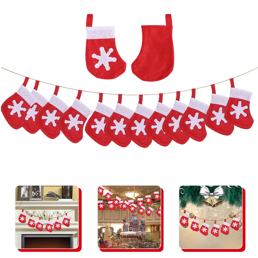 Коледен Отглеждане Флаг Декор на Червени Орнаменти Декоративни Банер на Вътрешна Украса, Пухкава Банери за Коледно парти, Висящи на стената