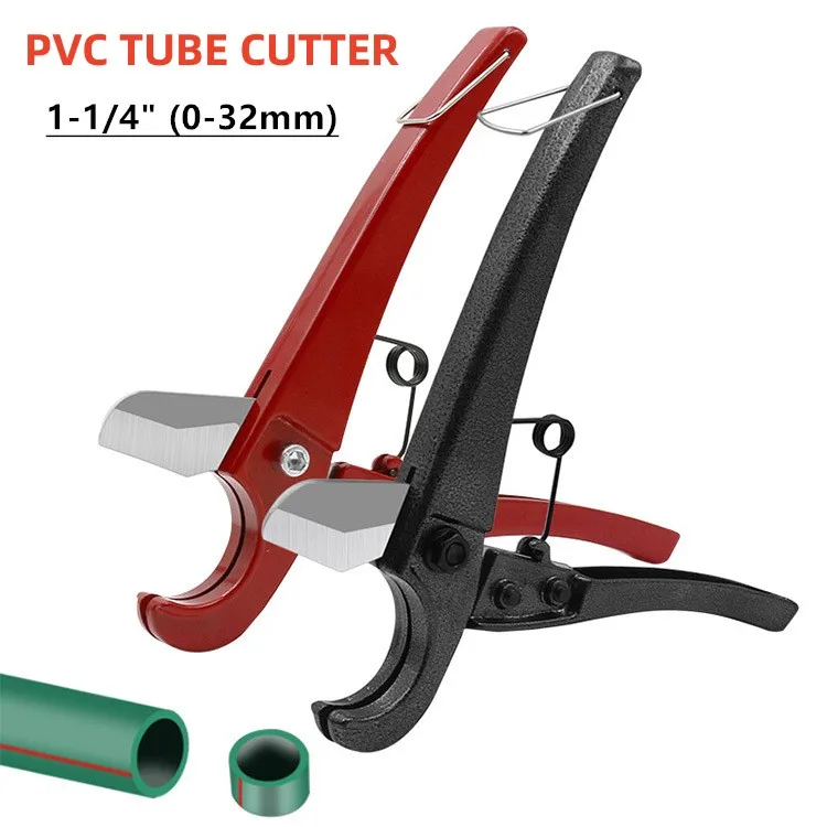 PVC труборез быстрорежущий тежък труборез PPR с ръчен нож за вик, алуминиева и пластмасова ножица за тръби, инструмент за бързо рязане на водопровод