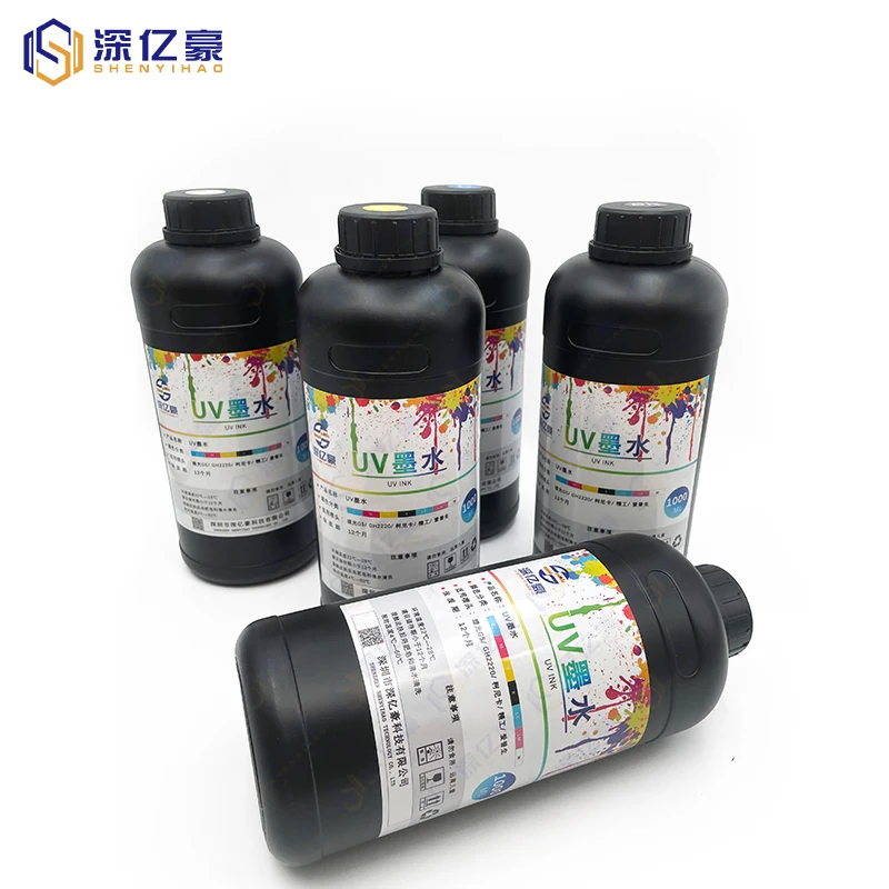 висококачествени отверждаемые UV-led мастила за печатащите глави i3200 за печат върху стъкло