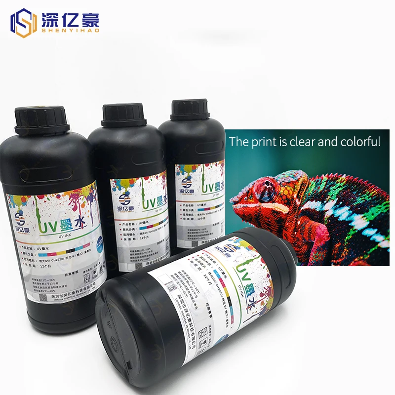 висококачествени отверждаемые UV-led мастила за печатащите глави i3200 за печат върху стъкло