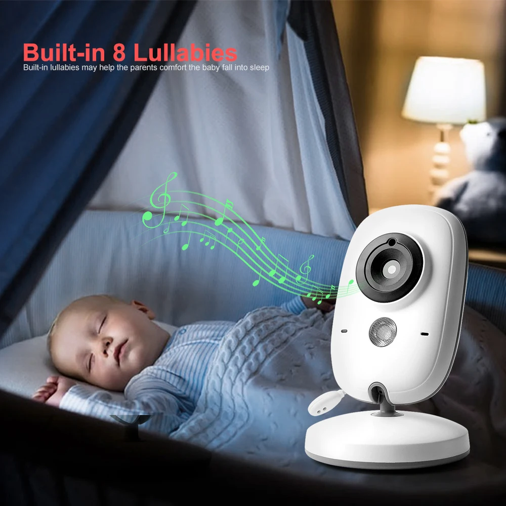 PEGATAH 3.2-инчов Бебефони и Радионяни Безжична Bluetooth 2-Лентов Аудио Разговор за Нощно Виждане Детска Бавачка Мониторинг на Температурата гледане на деца