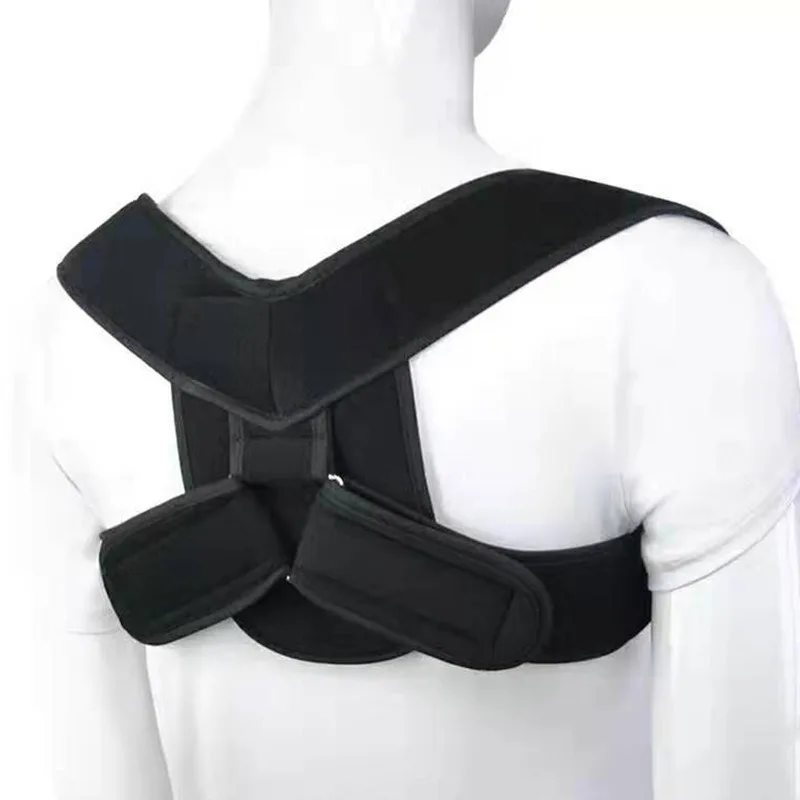 Регулируема Презрамка-коректор стойка за гърба, Превръзка за подкрепа на гърба, Деца, Мъже, Жени, Корекция на гърбав гръбначния стълб, на раменната превръзка, бандажный каишка